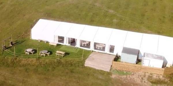Secondhand Used 9m x 30m Marquee With Full Set Up