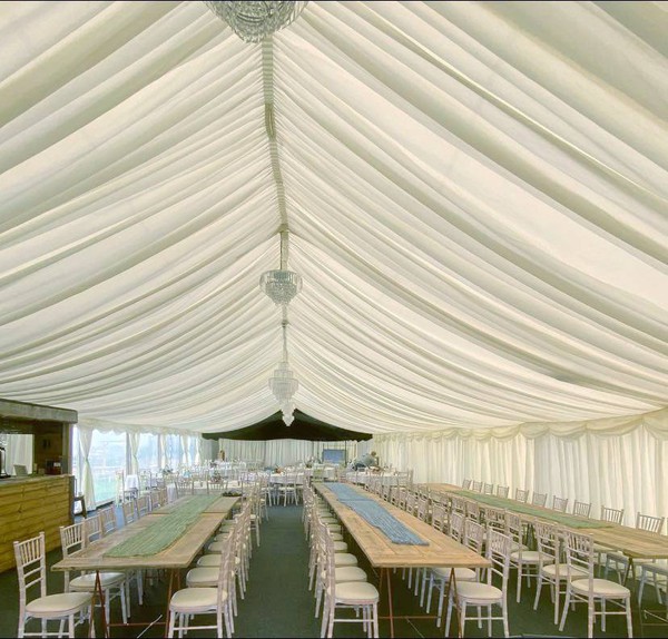 Used 9m x 30m Marquee With Full Set Up For Sale