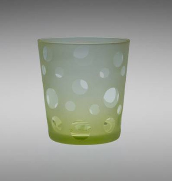 Lime Green Dot Tumbler 35.4cl / 12oz