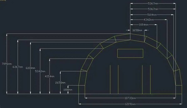 Stage roof plan