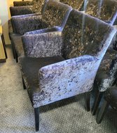 Grey Velvet / Velour Chairs for sale