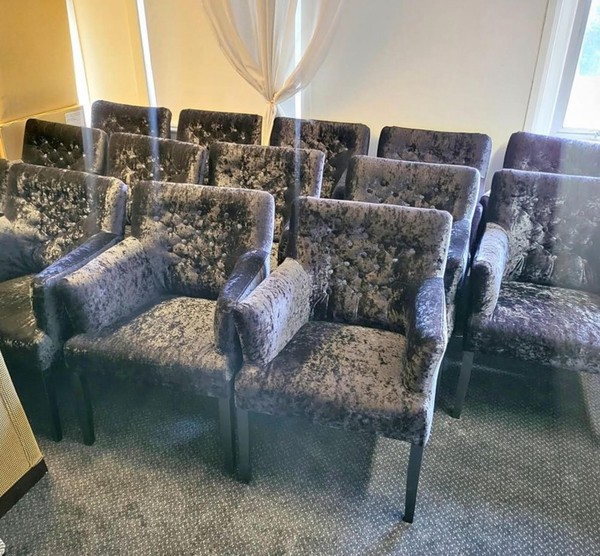 Grey Velvet / Velour Chairs