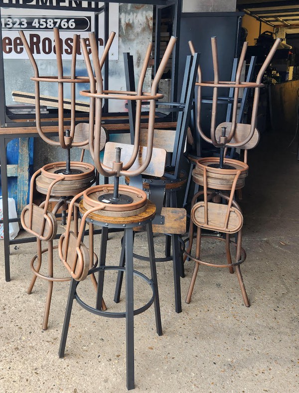 Bar stools and tables for sale