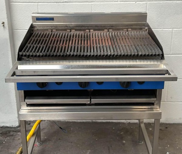 Blue Seal G596 Gas Chargrill With Stand For Sale