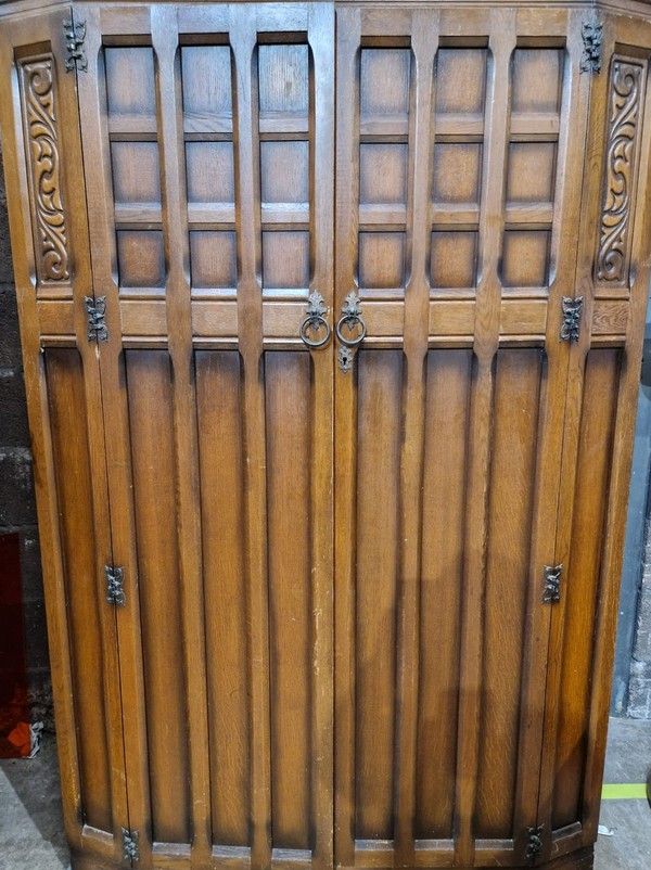 Narnia Wardrobe With Fur Jackets For Sale