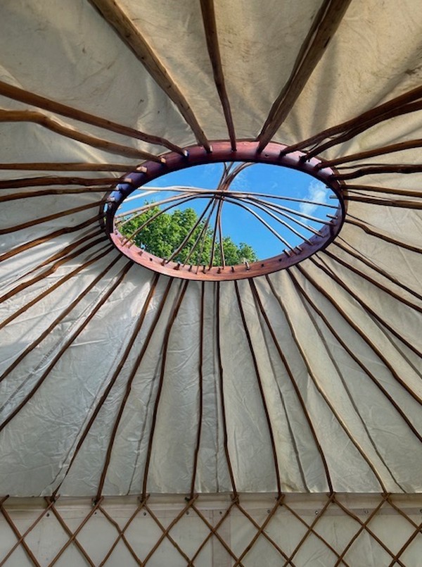 16ft Handmade Yurt With Log Burner