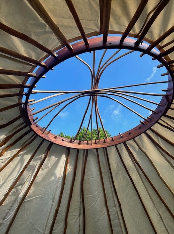 Secondhand 16ft Handmade Yurt With Log Burner