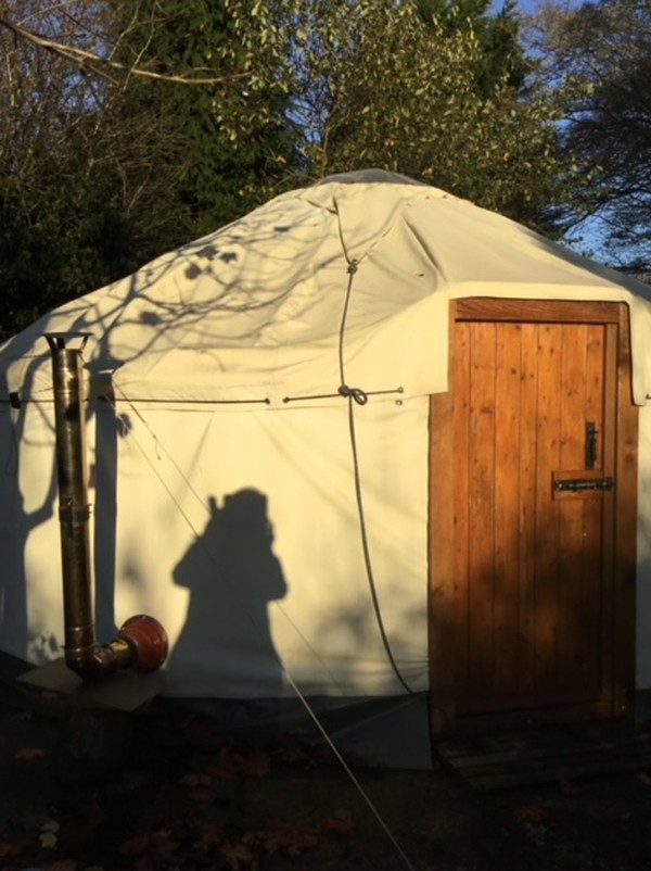 Used 16ft Handmade Yurt With Log Burner For Sale