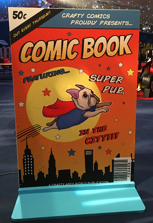 Secondhand 2x Comic Book Backdrops For Sale Secondhand 2x Comic Book Backdrops For Sale