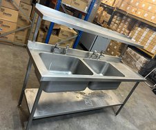 Secondhand Stainless Steel Sink Double Bowl