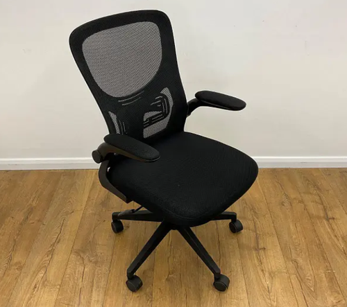 Secondhand Black Mesh Back Operator Chair For Sale Secondhand Black Mesh Back Operator Chair For Sale