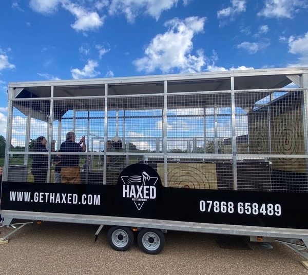 Secondhand Axe Throwing Trailer For Sale