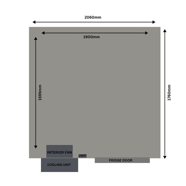 Walk In Cold Room With Cooling Unit