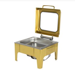 Banquet Flat Top Chafing Dish Square 6L