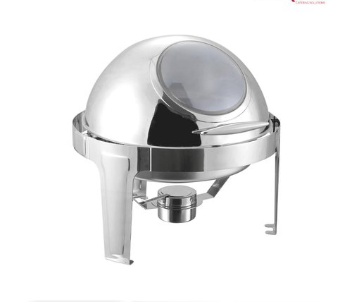 Banquet Roll Top Chafing Dish Silver with Window 6.5L Banquet Roll Top Chafing Dish Silver with Window 6.5L