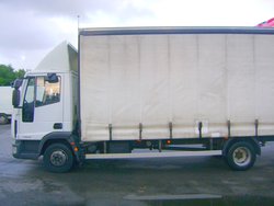 Iveco curtainside 7.5 tonne lorry