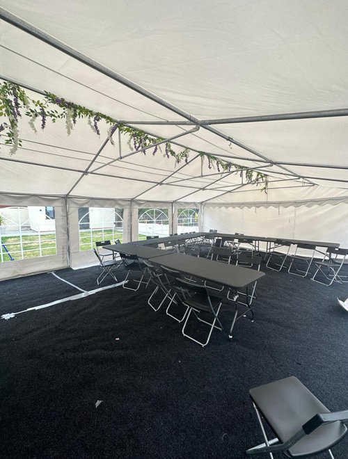 Secondhand 6m x 8m PVC Marquee For Sale Secondhand 6m x 8m PVC Marquee For Sale
