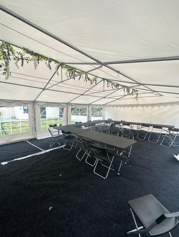 Secondhand 6m x 8m PVC Marquee For Sale