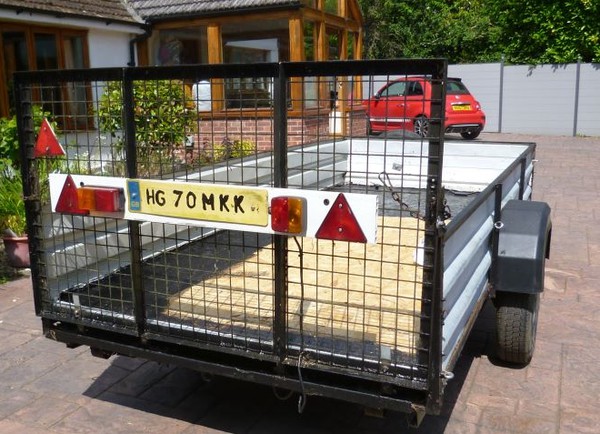 Secondhand Single Axle Trailer 3.5 x 1.5 For Sale