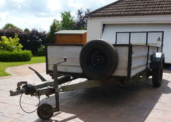 Used Single Axle Trailer 3.5 x 1.5 For Sale