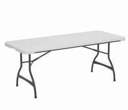 20x 6ft Long Rectangular Trestle Tables For Sale