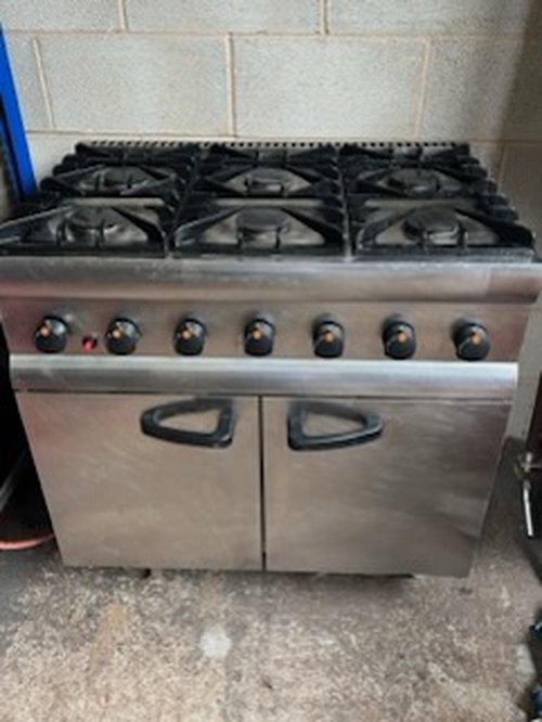 Secondhand Lincat 6 Burner Range For Sale Secondhand Lincat 6 Burner Range For Sale