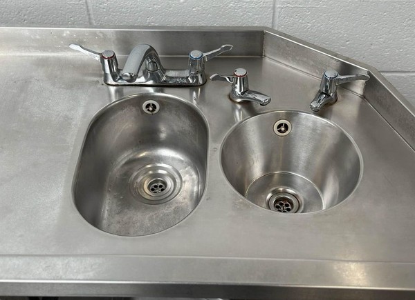 2.3m Double Bowl Bar Sink