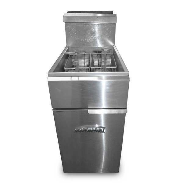 Imperial Single Tank Twin Basket Fryer For Sale