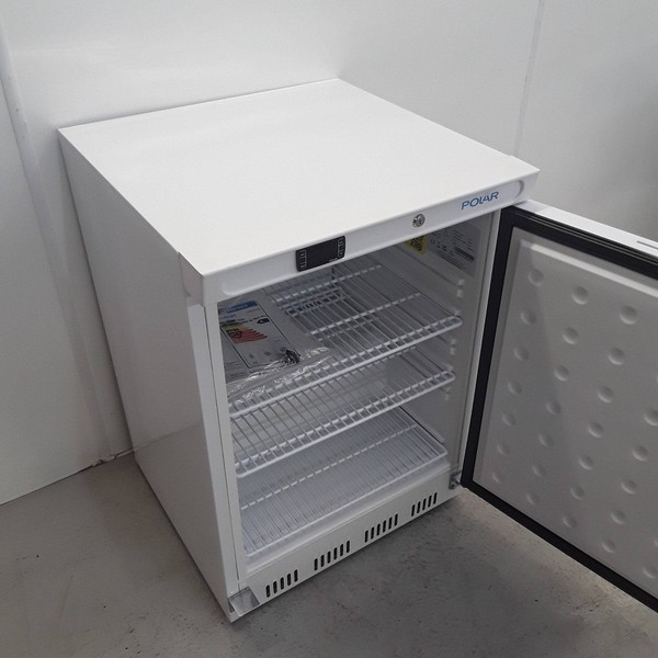 White under counter fridge