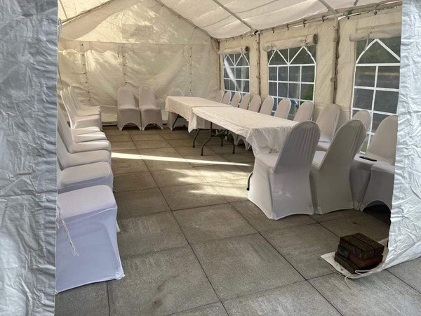 Back garden marquee hire company