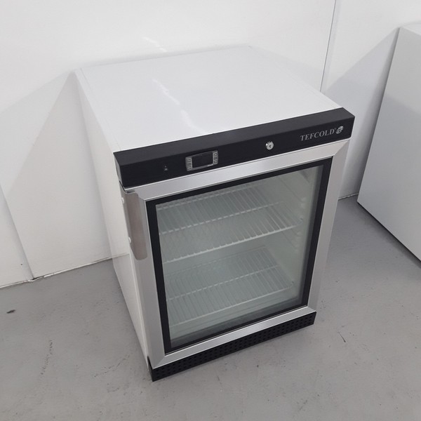 Secondhand Tefcold Single Display Fridge 200Ltr U200 For Sale