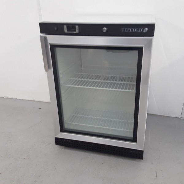 Secondhand Used Tefcold Single Display Fridge 200Ltr U200 For Sale