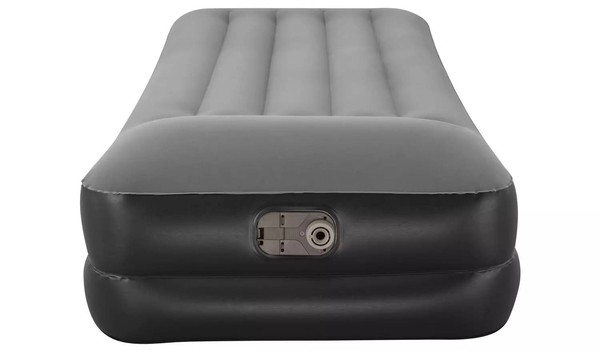 Self inflating single bed