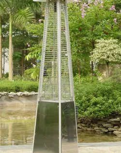 New 4x Freestanding Gas Pyramid Patio Heater For Sale