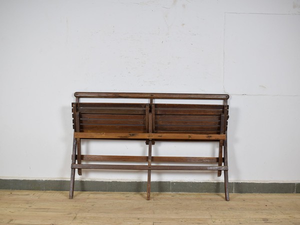 Vintage Wooden Folding Benches For Sale