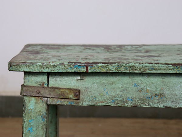Very Large 255cm Vintage Wooden Benches For Sale