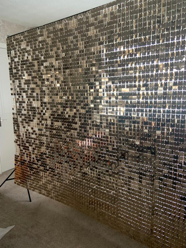 Gold Shimmer Wall