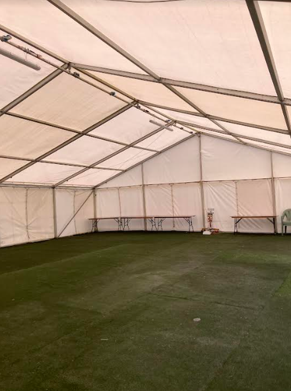 Secondhand Used 15m x 30m Roder Clearspan Marquee