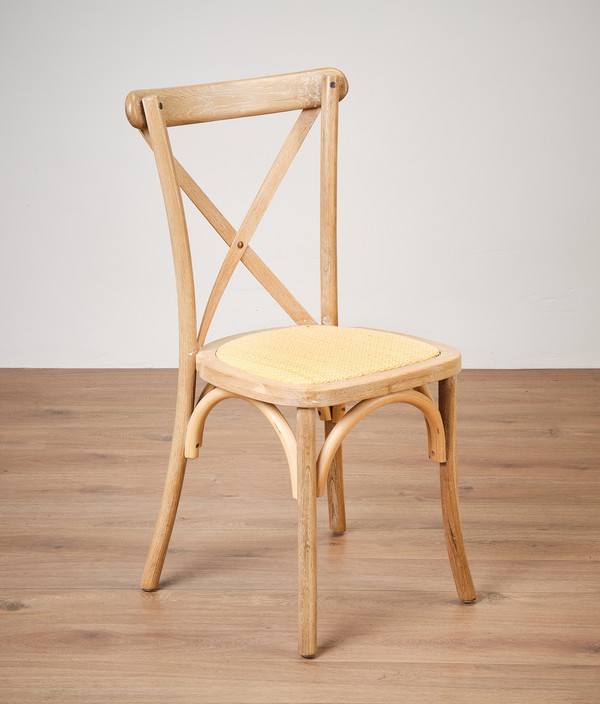 New 150x Light Oak Crossback Chairs For Sale