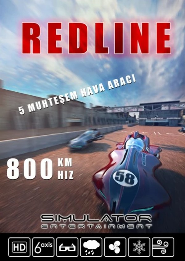 Redline space motorbike simulation