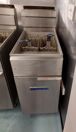 Secondhand Imperial IFS-40 Freestanding Deep Fat Fryer For Sale