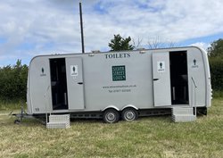 4x Luxury Silver 3+1 Toilet Trailers - Somerset