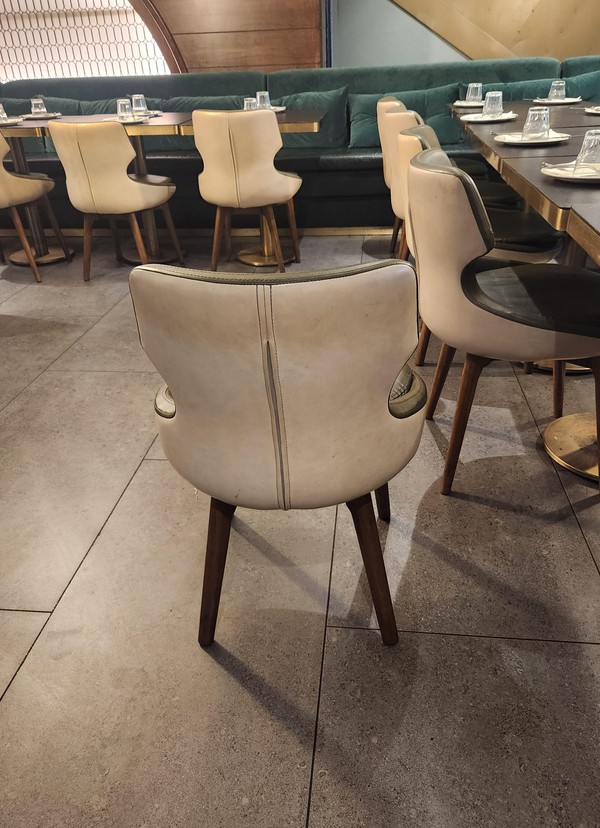 Secondhand 20x Leather Restaurant Chairs