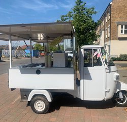 Piaggio Ape converted Gelato truck