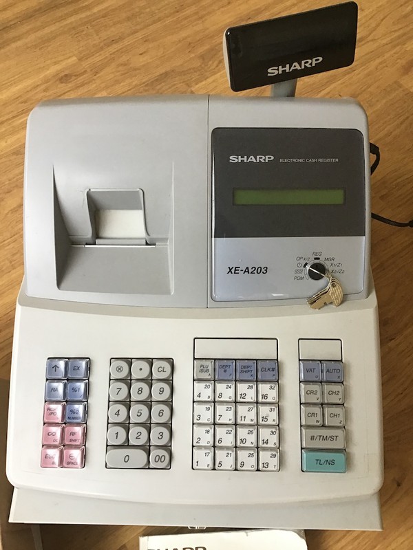 Sharp Cash Register XE - A203