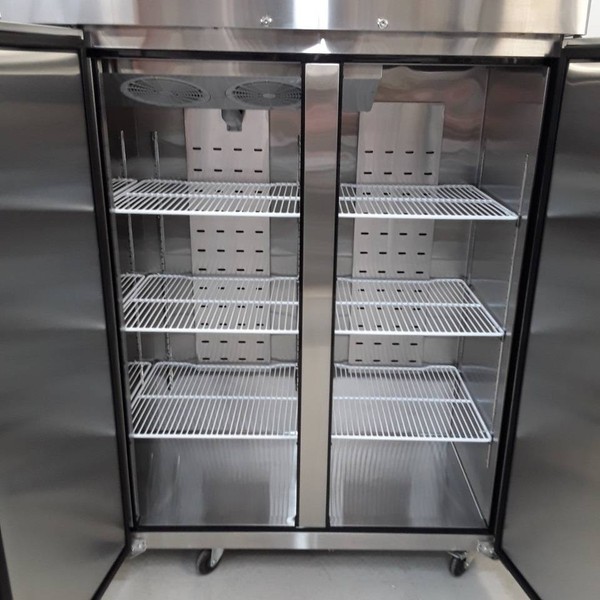 New B Grade Interlevin Tefcold Triple Door Stainless Fridge 1390 Litre CAR1390