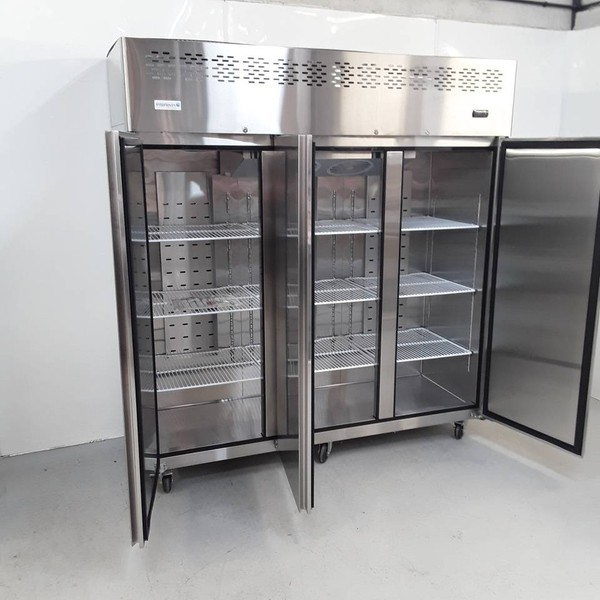 Three door commercial fridge