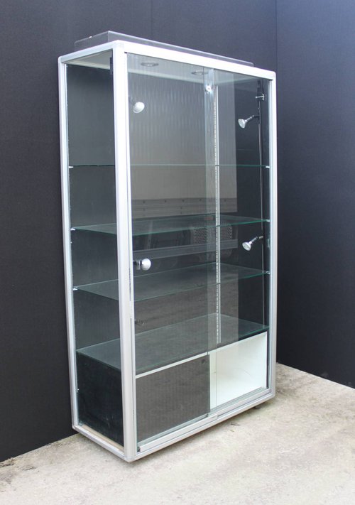 Used glass display cabinet for sale discount
