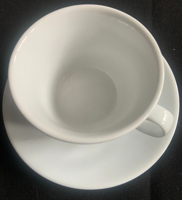 1400x Pillivuyt Tea Cup And Saucer Set For Sale