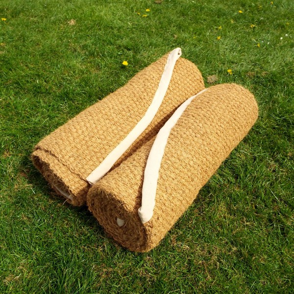 Secondhand Used 4.9m & 5.9m Coconut Coir Half Moon Mats For Sale